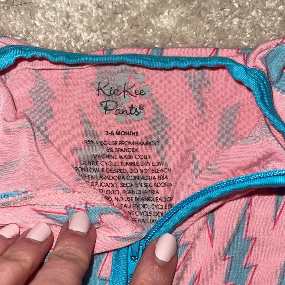 Two Kickee Pants Pajama Footies